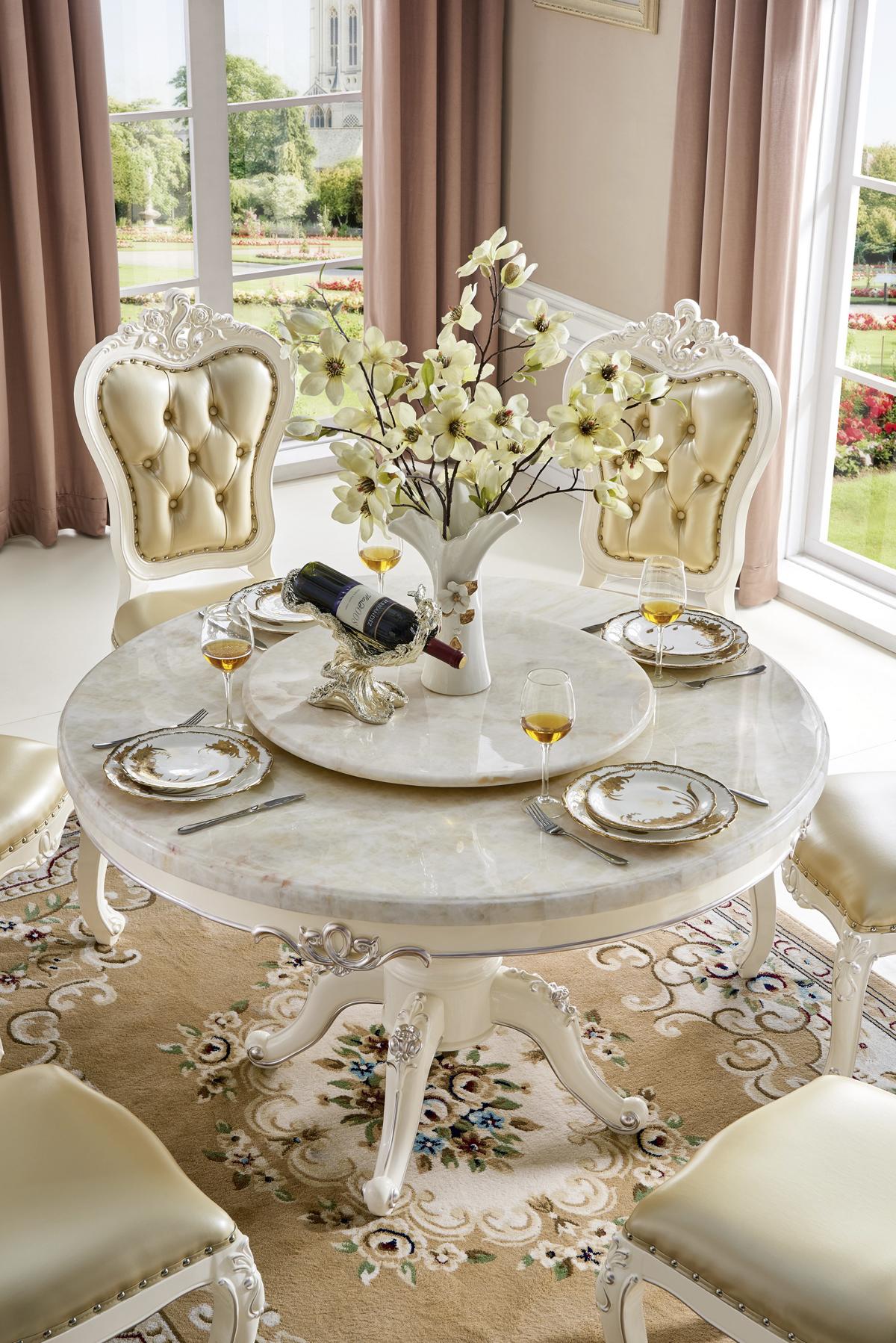 Luxus Möbel Stuhl Set 6x Stühle Gruppe Garnitur Esszimmer Sessel Chesterfield