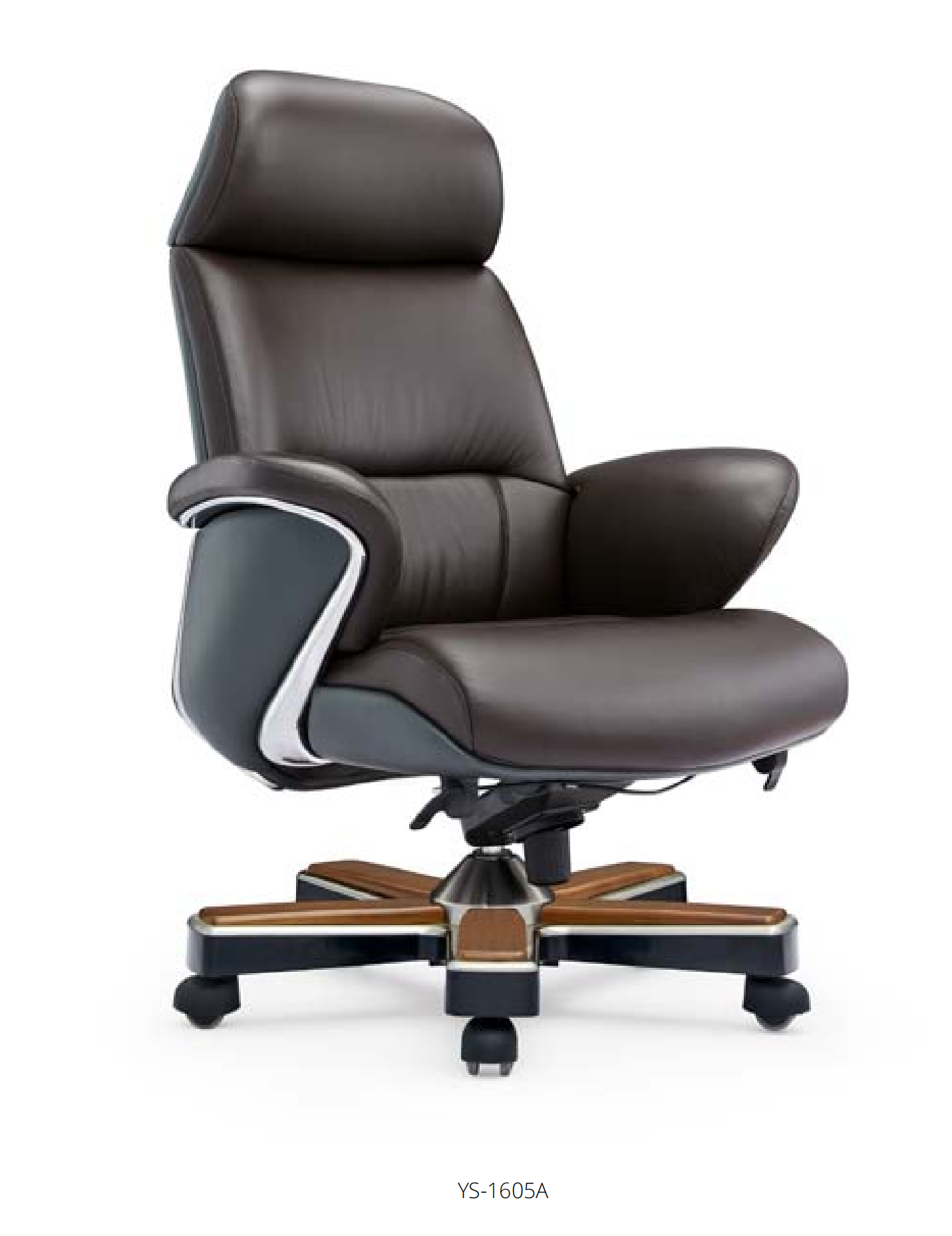 Kunstleder Sessel in Schwarz modern elegant