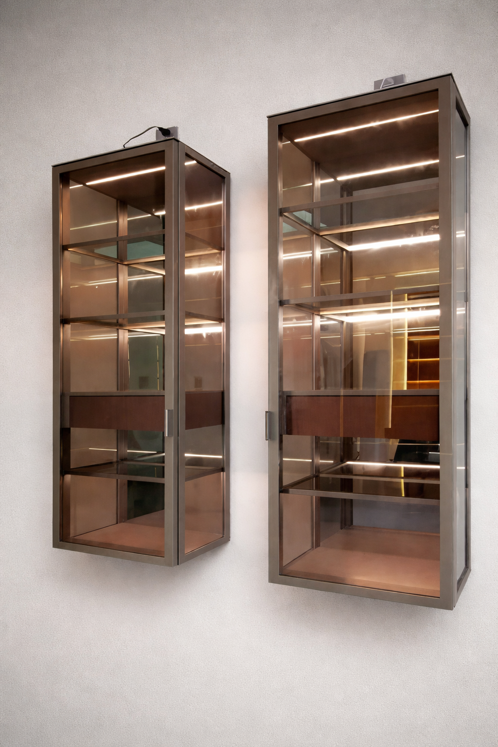 Hänge Vitrine Glasvitrine Glasschrank Wandvitrine Wandschrank