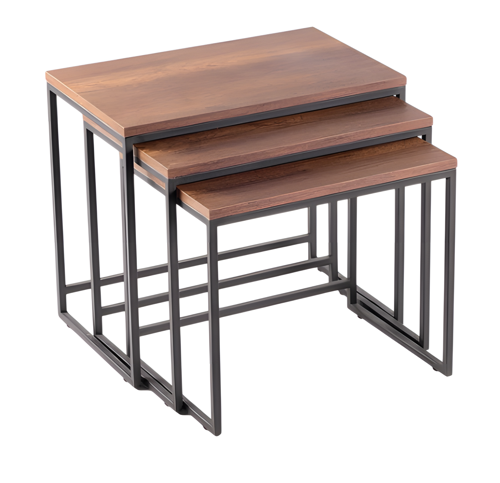 Beistelltisch Holz Beige Elegant Modern