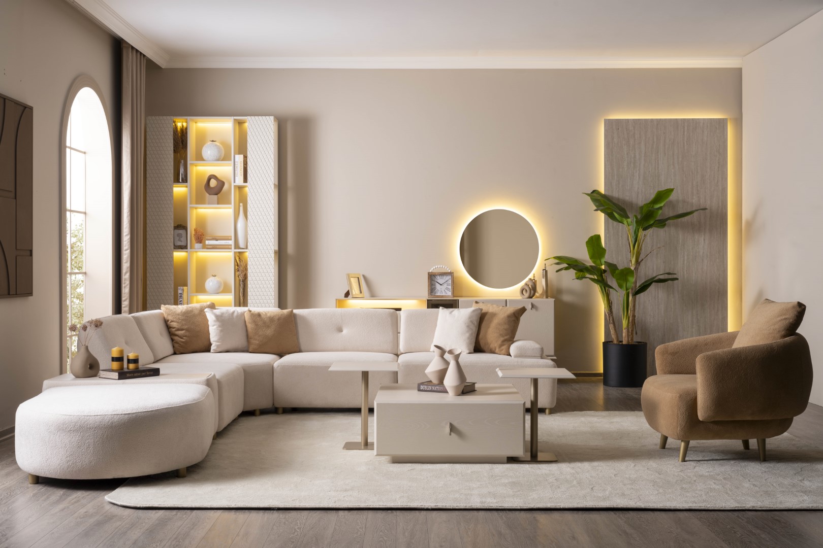 Trendiger Stil für Ihr Zuhause Ästhetik eines modernen Wohnzimmers