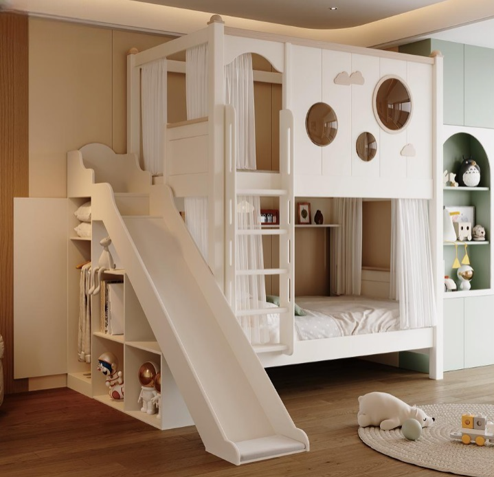 Holz Etagenbett weiß Stockbett Doppelstockbett Jugendbett Kinderbett