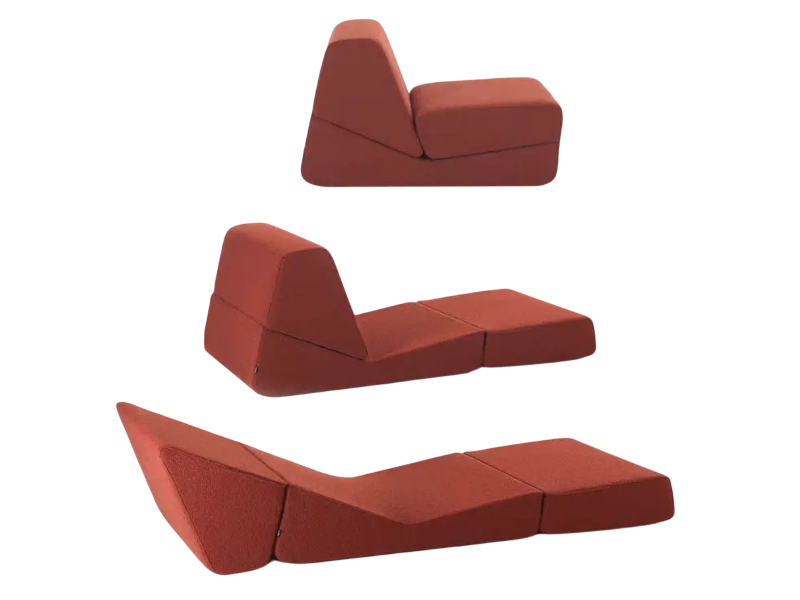 Kompakter bequemer Sessel Faltbarer komprimierbarer Sessel Klappstuhl