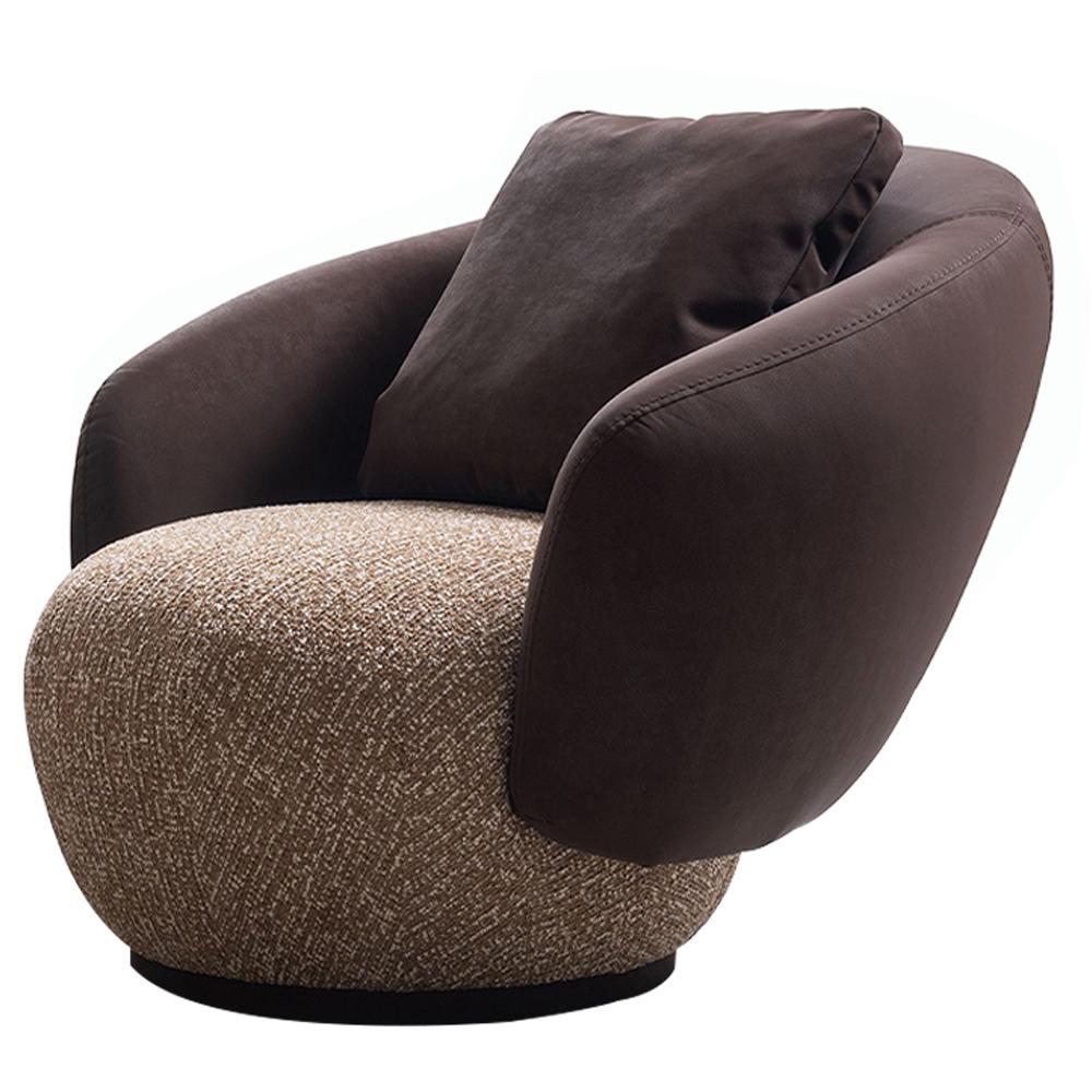 Designer Komfort-Sessel Luxuriöser Stoffsessel Edler Relaxsessel