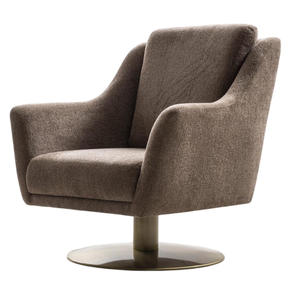 Eleganter Drehsessel Designer Arbeitszimmer Sessel Polstersessel