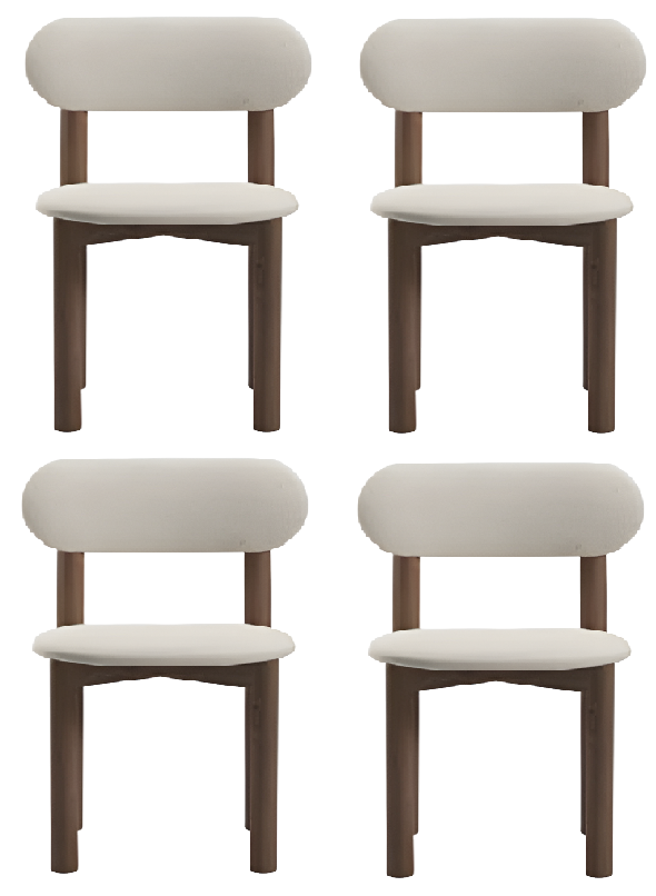 Weißer Esszimmerstuhl Holzstuhl Stuhlset Stühle für Esszimmer und Küche