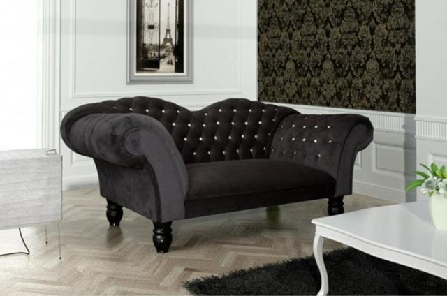 Großer Chesterfield-Sofa aus Leder in klassischem Braun