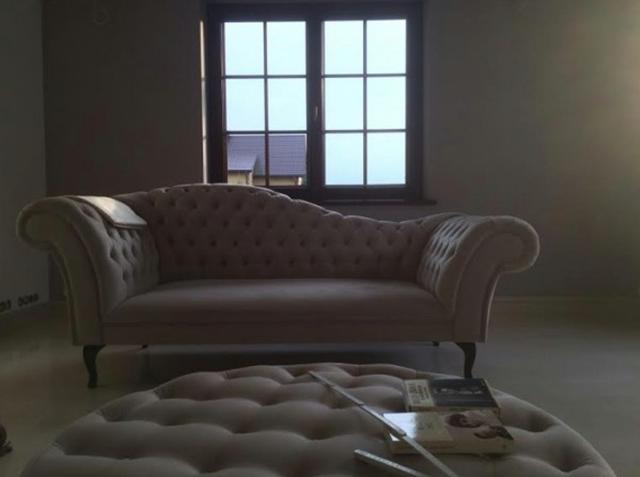 Chaiselounge Liege Chaise Chesterfield Couch Sofa Lounge Sitz Polster Club Neu